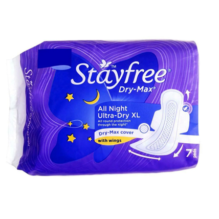 Stayfree Dry Max All Night Sanitary Pads